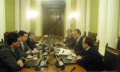 30 January 2013 The Head of the Parliamentary Friendship Group with Croatia and MPs in meeting with the representative of 12 ethnic minorities at the Croatian Parliament